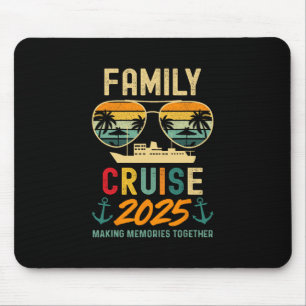 Family Cruise Shirts 2025 Summer Vacation Matching Mouse Mat