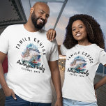 Family Cruise Shirts Matching Vacation Outfits<br><div class="desc">Are you looking for the perfect custom shirt for your family cruise? This watercolor cruise ship t-shirt is the perfect choice - and you can customise it with your family name, destination and the year of your cruise! All products are created by Zazzle and shipped to your door wherever you...</div>