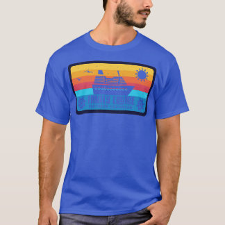 Family Cruise Southern Caribbean Retro Style T-Shirt