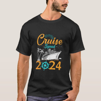 Family Cruise Squad 2024 2025 Summer Vacation Beac T-Shirt