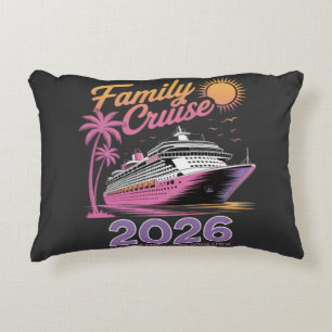 Family Cruise Squad 2026 Vacation Matching Trip Decorative Cushion