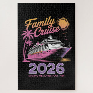 Family Cruise Squad 2026 Vacation Matching Trip Jigsaw Puzzle