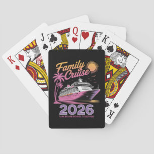 Family Cruise Squad 2026 Vacation Matching Trip Playing Cards