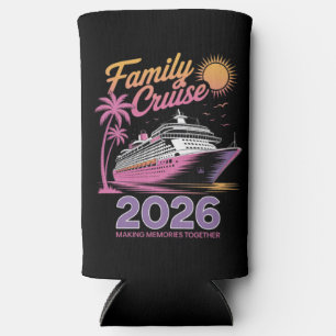 Family Cruise Squad 2026 Vacation Matching Trip Seltzer Can Cooler