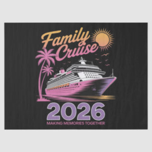 Family Cruise Squad 2026 Vacation Matching Trip Tissue Paper
