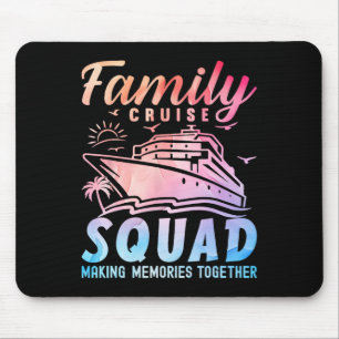 Family Cruise Squad Vacation Matching Group 2025 B Mouse Mat