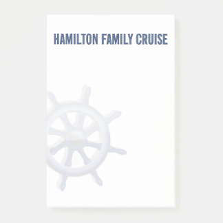 Family Cruise Stateroom Door Communication Board  Post-it Notes