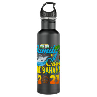 Family Cruise The Bahamas 2023 Summer Matching Vac 710 Ml Water Bottle