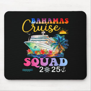 Family Cruise The Bahamas 2025 Summer Matching Vac Mouse Mat