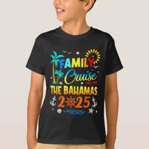 Family Cruise The Bahamas 2025 Summer Matching Vac T-Shirt