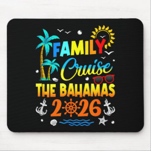 Family Cruise The Bahamas 2026 Summer Matching Vac Mouse Mat