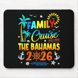 Family Cruise The Bahamas 2026 Summer Matching Vac Mouse Mat