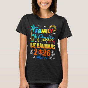 Family Cruise The Bahamas 2026 Summer Matching Vac T-Shirt
