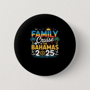 Family Cruise The Hamas 2025 Summer Matching Vacat 6 Cm Round Badge