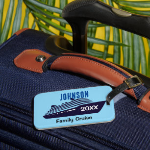 Family Cruise Travel Luggage Tag