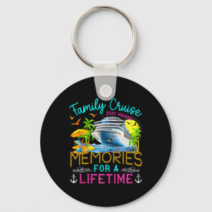 Family Cruise Vacation 2025 Matching Cruise Ship Key Ring