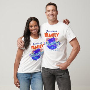 Family Cruise Vacation Blues PERSONALIZE T-Shirt