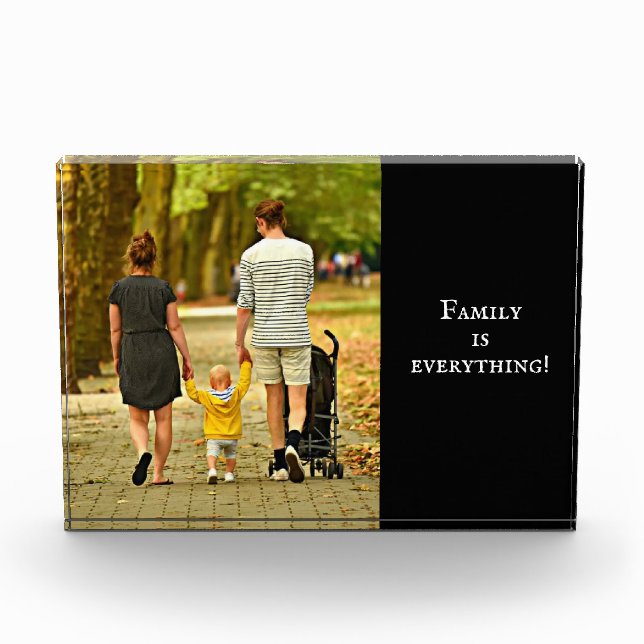 Family custom photo   block (Front)