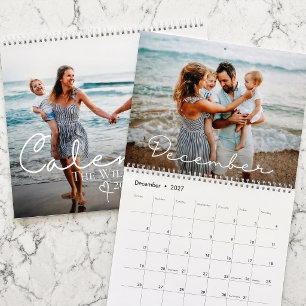 Family Custom Photo Calendar