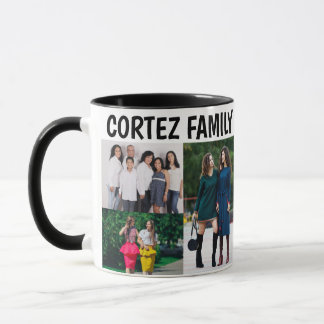 FAMILY CUSTOM PHOTO COLLAGE COFFEE MUG