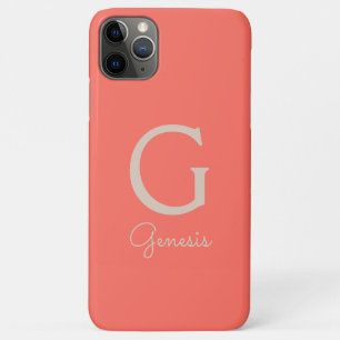 family, customisable text, monogram, nickname, iPhone 11 pro max case