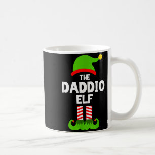 Family Daddio Elf Christmas Matching Pajama Funny  Coffee Mug