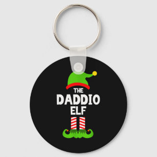 Family Daddio Elf Christmas Matching Pajama Funny  Key Ring