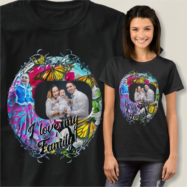 Family Dancing with Flowers & Butterflies PV01 T-Shirt (Creator Uploaded)