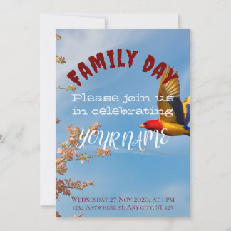Family day  invitation