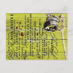 Family Decoration To My Husband Design Announcement Postcard