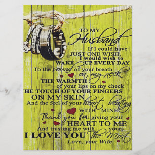 Family Decoration To My Husband Design Menu