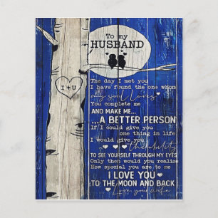 Family Decoration, To My Husband Letter Flyer