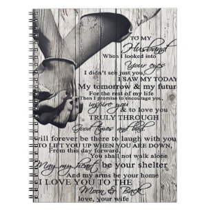 Family Decoration, To My Husband Letter Notebook