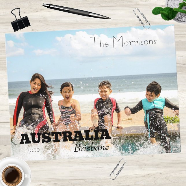 Family Destination Photo Holiday Postcard (Family Destination Photo Holiday Postcard)