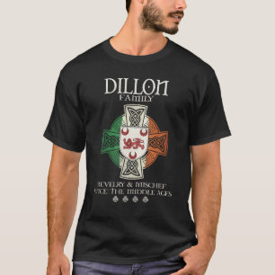 Family Dillon arm Ireland Irish Celtic cross T-Shirt