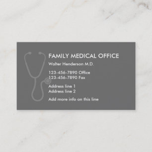 Family Doctor Business Card