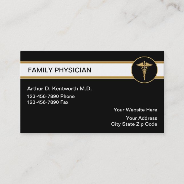 Family Doctor Business Cards (Front)