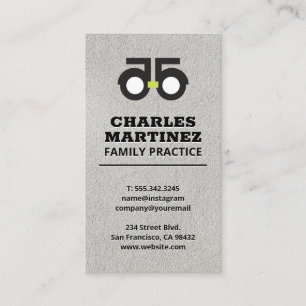 Family Doctor   Optometry Business Card