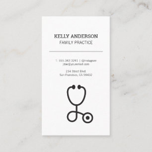 Family Doctor   Practice MD Business Card