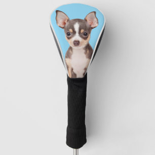 Family Dog Photo Baby Blue Golf Head Cover