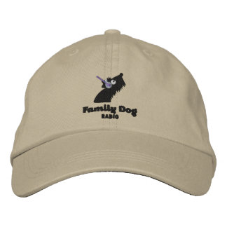 Family Dog Radio Embroidered Hat -tan