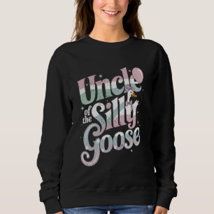 Family Duck 1st Birthday Uncle Of The Silly Goose Sweatshirt