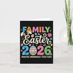 Family easter 2026 matching outfit making memories card