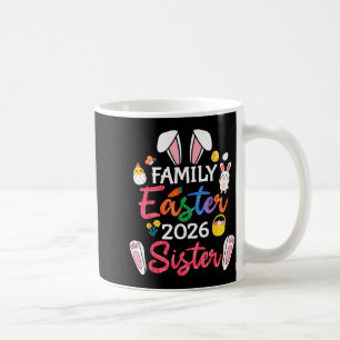 Family Easter 2026 Sister Bunny Ears Matching Holi Coffee Mug