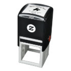 Family Farm Cute Illustration Return Address Stamp