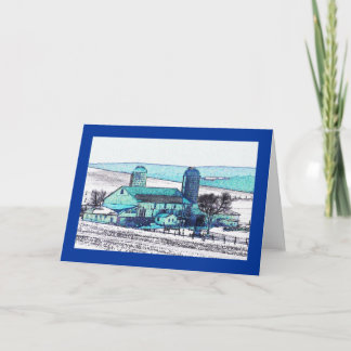 Family Farm on the National Pike Card