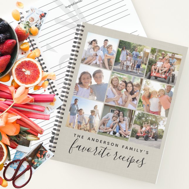 Family Favourites Photo Collage Recipe Book (Creator Uploaded)