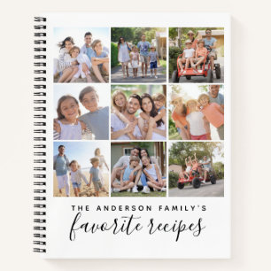 Family Favourites Photo Collage Recipe Book