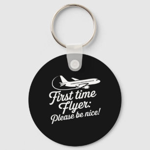 Family First Plane Ride Kids First Time Flyer Key Ring