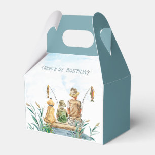 Family fishing trip: A Boy's 1st Birthday Favour Box